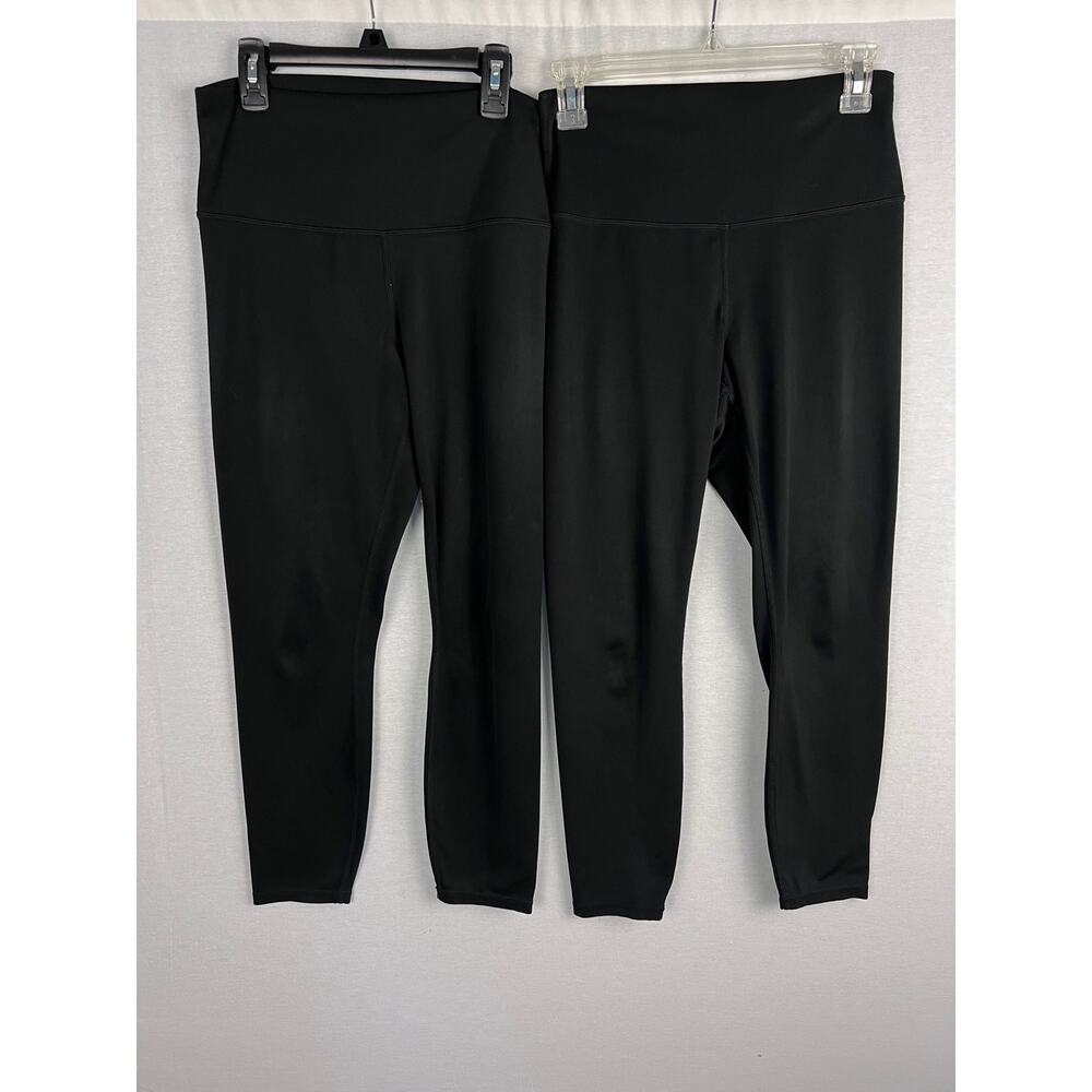 Quince Leggings Bundle Ultra Soft High Rise Black Athleisure Lounge Yoga Sporty